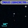 2MASS J10420270+0001506