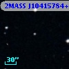 2MASS J10415784+0001343