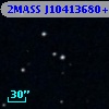 2MASS J10413680+0000404