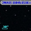 2MASS J10451516+0011309