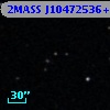 2MASS J10472536+0013470