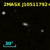 2MASX J10511792+0015083