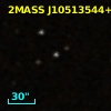 2MASS J10513544+0000464