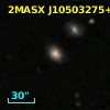 2MASX J10503275+0045113
