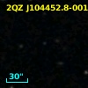 2SLAQ J104452.90-001247.9
