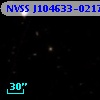 NVSS J104633-021714