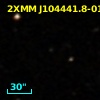 XMMU J104441.9-012655