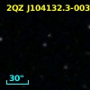 2SLAQ J104132.35-003512.2