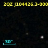 2SLAQ J104426.32-000328.7