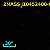2MASS J10452400-0149576