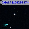 2MASS J10420517-0014307