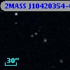 2MASS J10420354-0016422