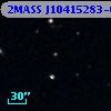 2MASS J10415283-0004430