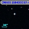 2MASS J10433217-0016434