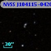 NVSS J104115-042042