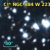 Cl* NGC  884      W     223