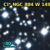 Cl* NGC  884      W     149