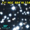 Cl* NGC  884      W     154
