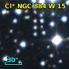 Cl* NGC  884      W      15