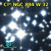 Cl* NGC  884      W      32