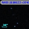 NVSS J110122+374300