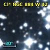 Cl* NGC  884      W      42