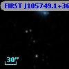FIRST J105749.1+361443