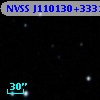 NVSS J110130+333150
