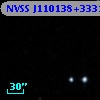 NVSS J110138+333119