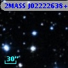 2MASS J02222638+5738529