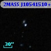 2MASS J10541510+3304017