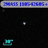 2MASS J10542605+3255547
