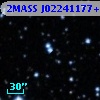 2MASS J02241177+5655365