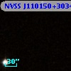 NVSS J110150+303407
