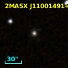 2MASX J11001491+2826362