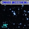 2MASS J02221636+5727578