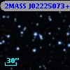 2MASS J02225073+5654415