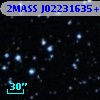 2MASS J02231635+5657581