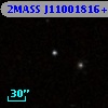 2MASS J11001816+2826586