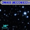 2MASS J02220322+5644457