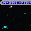 87GB 105153.1+253515