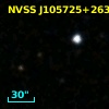 NVSS J105725+263802
