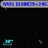 NVSS J110029+245748