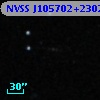 NVSS J105702+230206