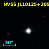 NVSS J110125+205420