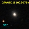 2MASX J11022075+1014356