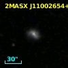 2MASX J11002654+0957107