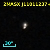 2MASX J11011237+0945564