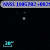 NVSS J105702+082803