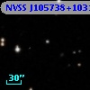 NVSS J105738+103129